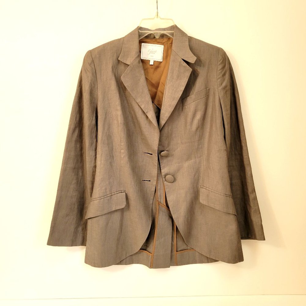 Figarette Femme Paris Linen Blazer - Picture 6 of 6